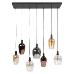 Hanglamp Amfora 7-lichts Artic Zwart - Giga Meubel