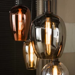 Hanglamp Amfora 7-lichts Artic Zwart - Giga Meubel
