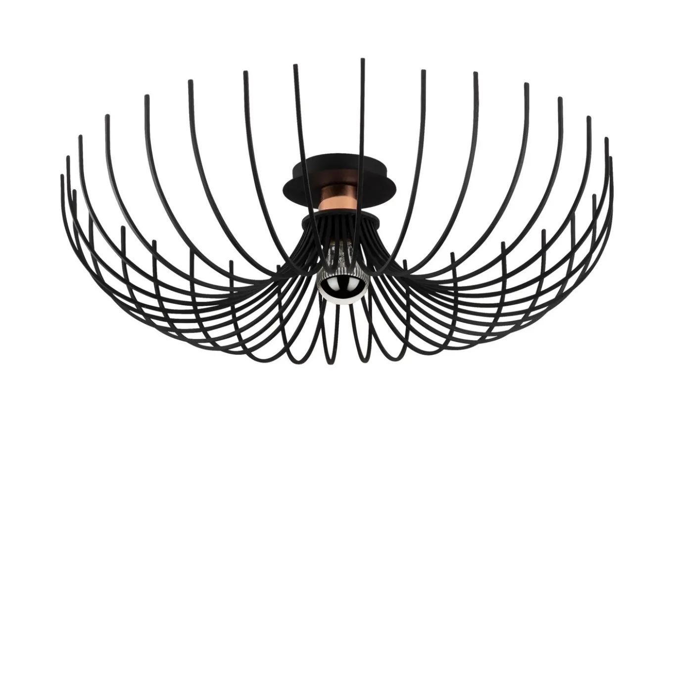 Hanglamp Aspendos Metaal Zwart Ø56cm