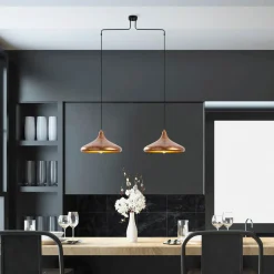 Hanglamp Barek Koper 2-Lichts