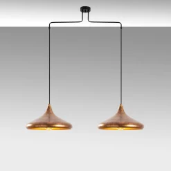 Hanglamp Barek Koper 2-Lichts