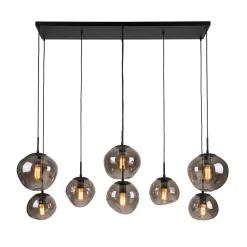 Hanglamp Bart 8-Lichts Smoke Glas - Giga Meubel