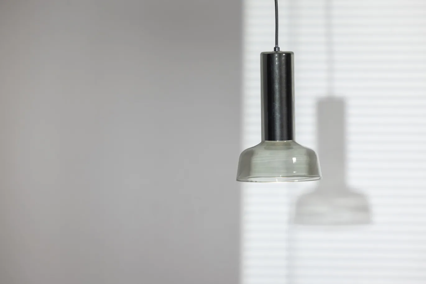 Hanglamp Beal 1-Lichts Glas Smoke - Giga Meubel