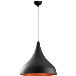 Hanglamp Berceste Cone Zwart Ø40cm