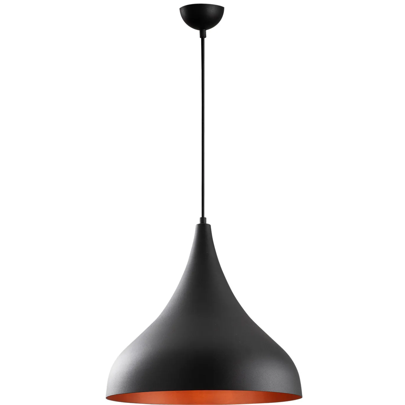 Hanglamp Berceste Cone Zwart Ø40cm