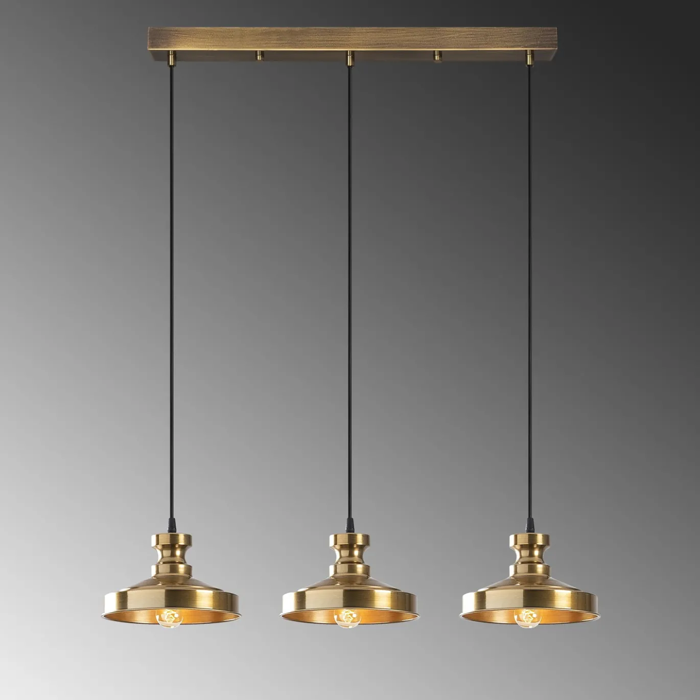Hanglamp Berceste Design 3-Lichts Goud