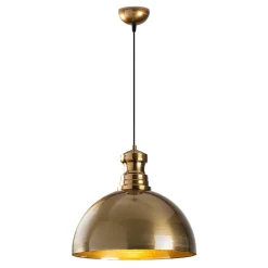 Hanglamp Berceste Dome Goud