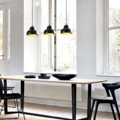 Hanglamp Berceste Hill 3-Lichts Zwart