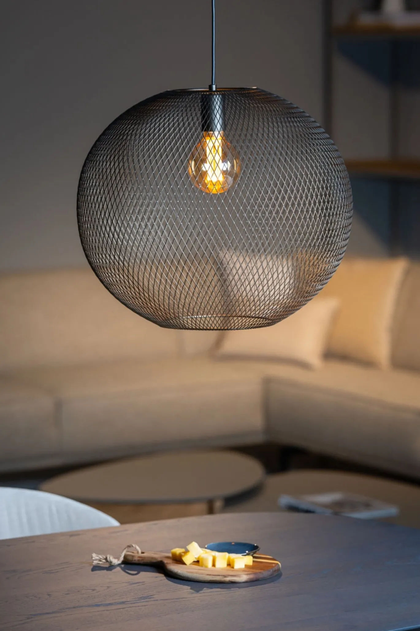 Hanglamp Billie Bruin Ø40cm - Giga Meubel