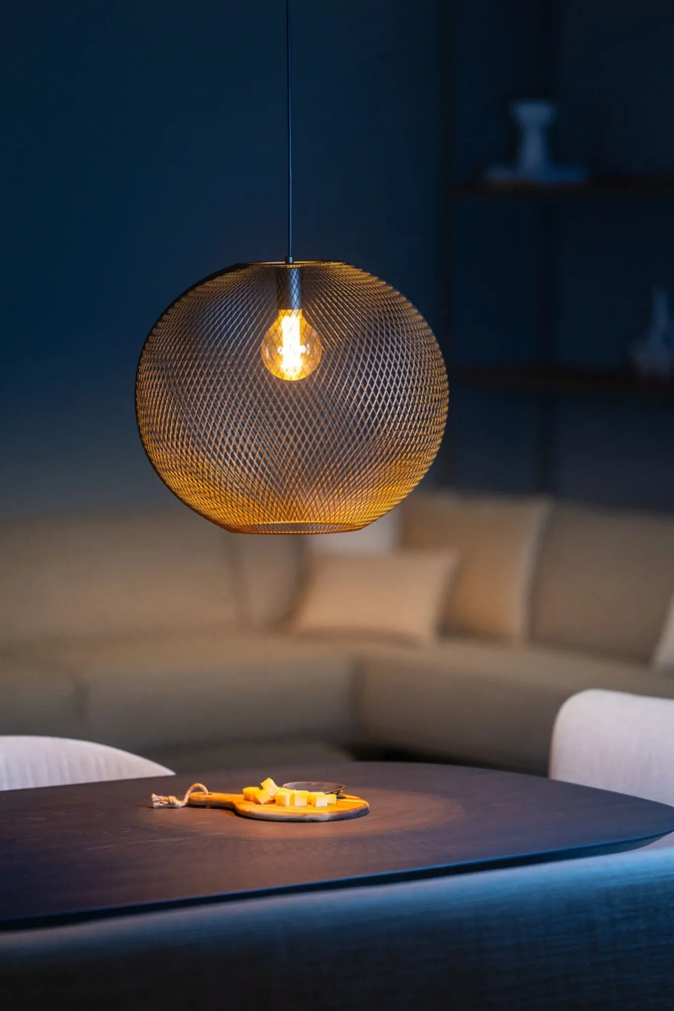 Hanglamp Billie Bruin Ø40cm - Giga Meubel