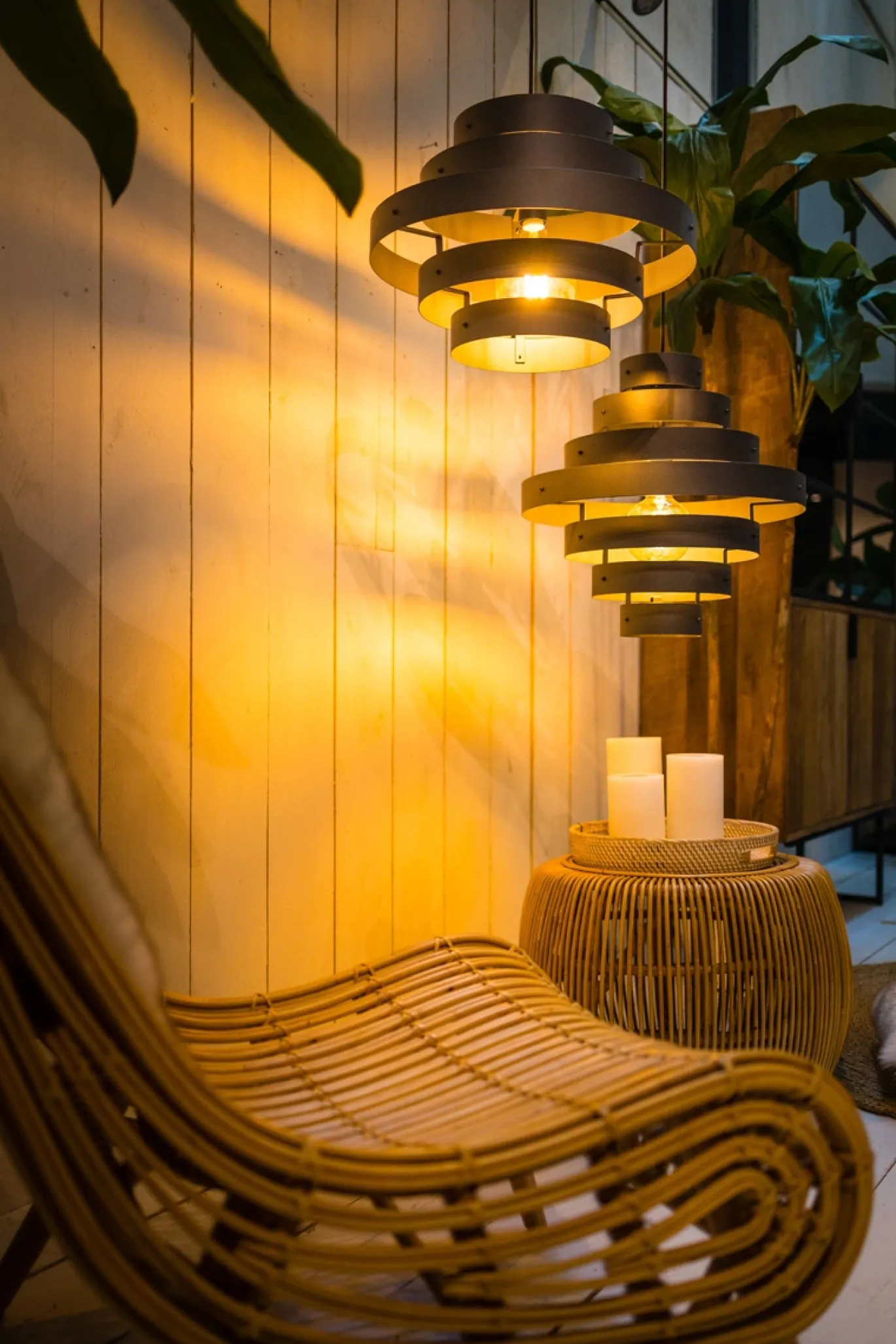 Hanglamp Blagoon Antraciet M - Giga Meubel