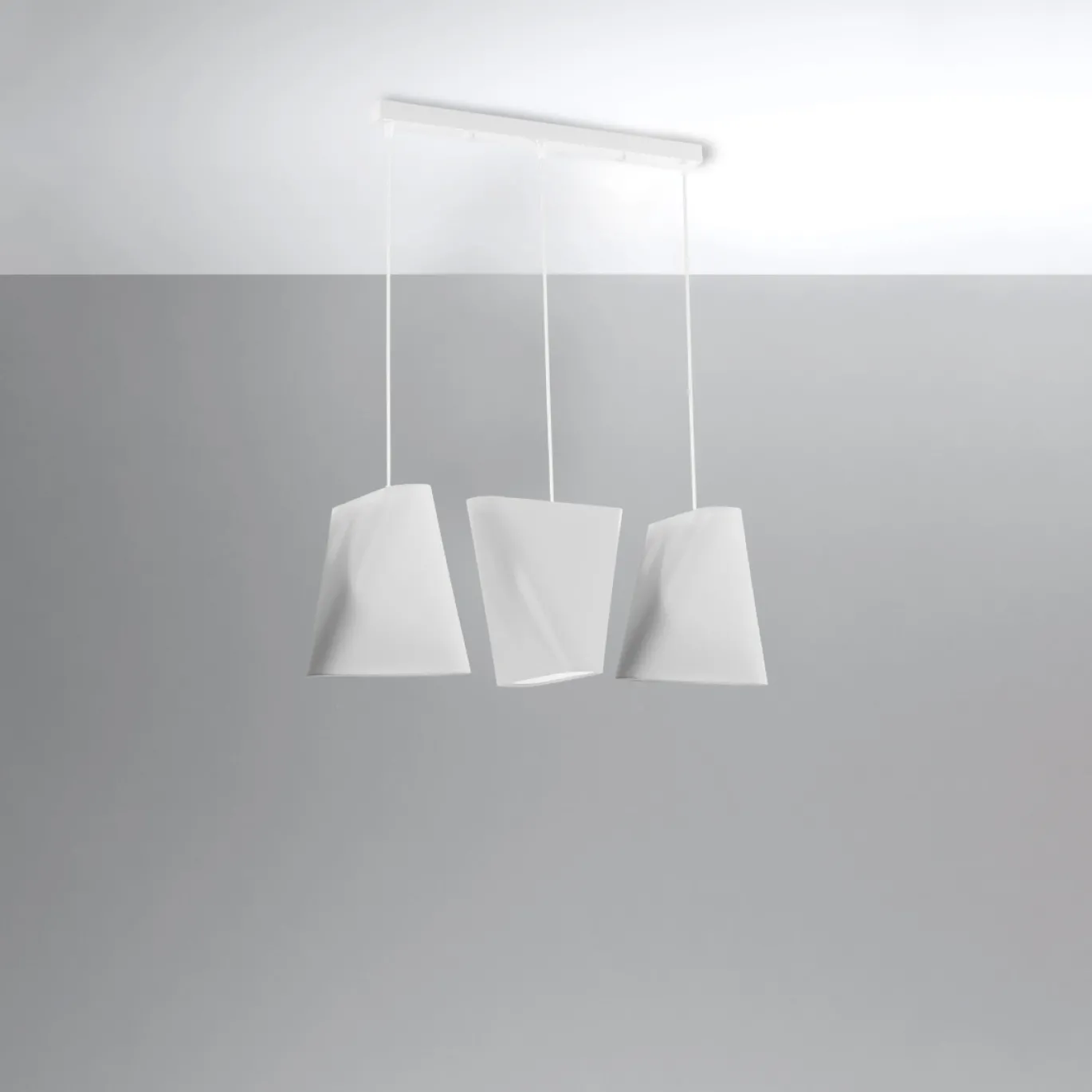 Hanglamp Blum 3-Lichts Wit - Giga Meubel