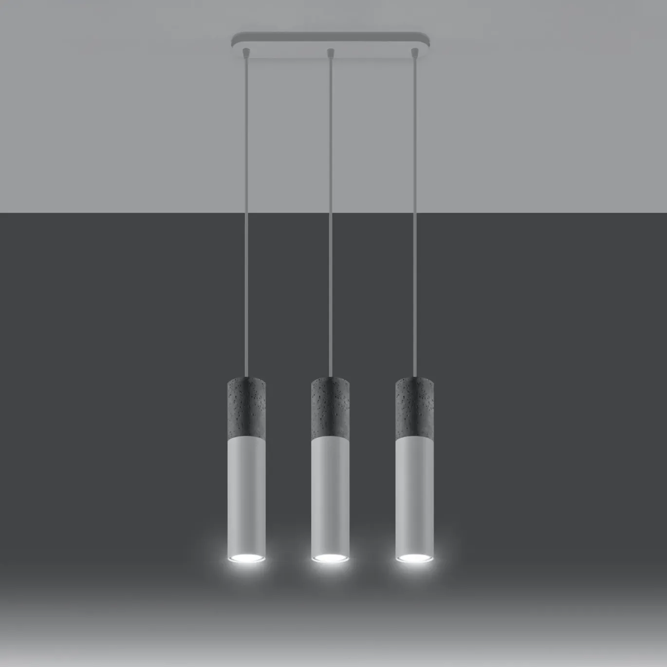Hanglamp Borgio Wit 3-Lichts - Giga Meubel