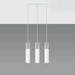 Hanglamp Borgio Wit 3-Lichts - Giga Meubel