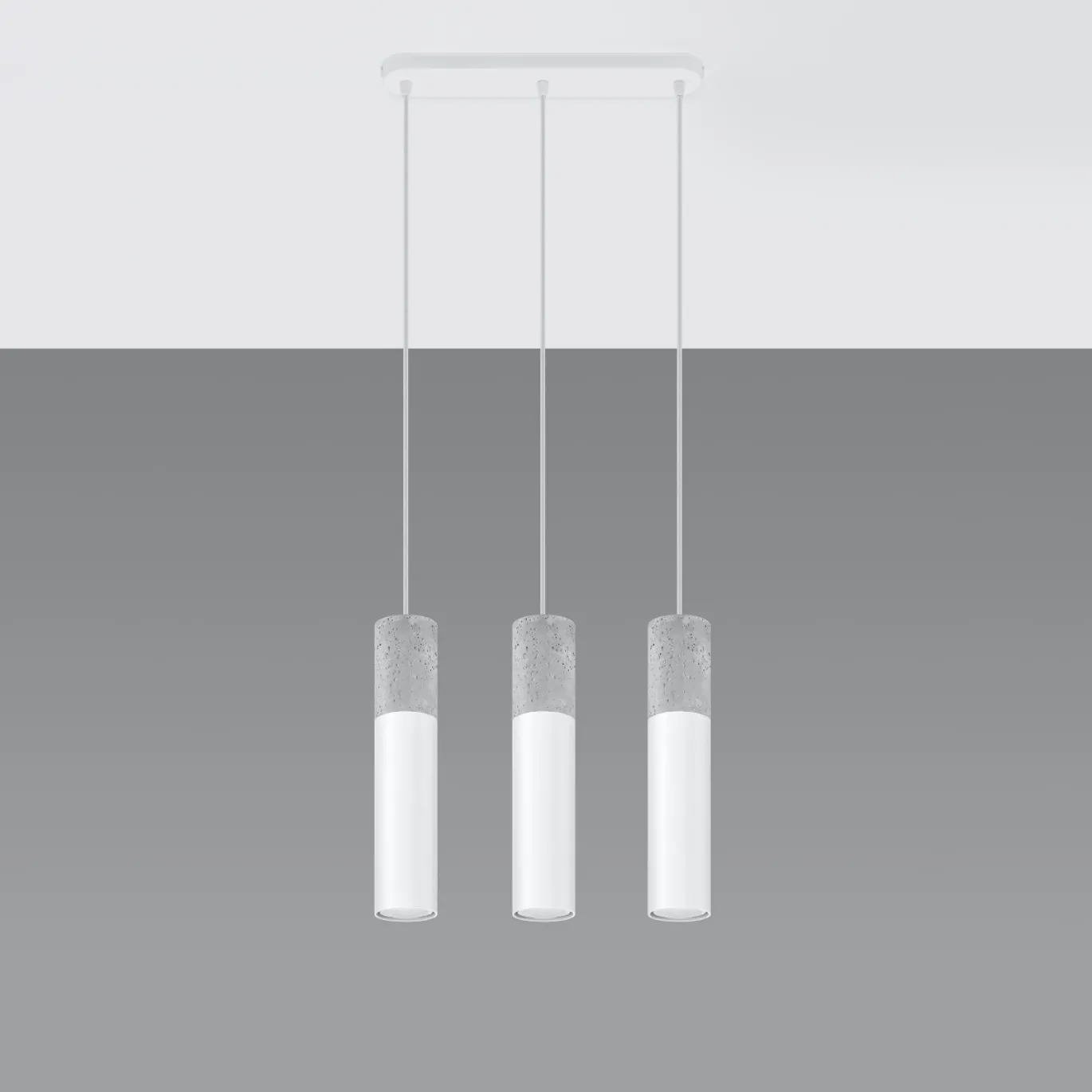 Hanglamp Borgio Wit 3-Lichts - Giga Meubel