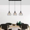 Hanglamp Cafu 3-Lichts Zwart
