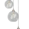 Hanglamp Calvello 3-Lichts Getrapt Glas - Giga Meubel