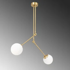 Hanglamp Cambaz 2-Lichts Goud