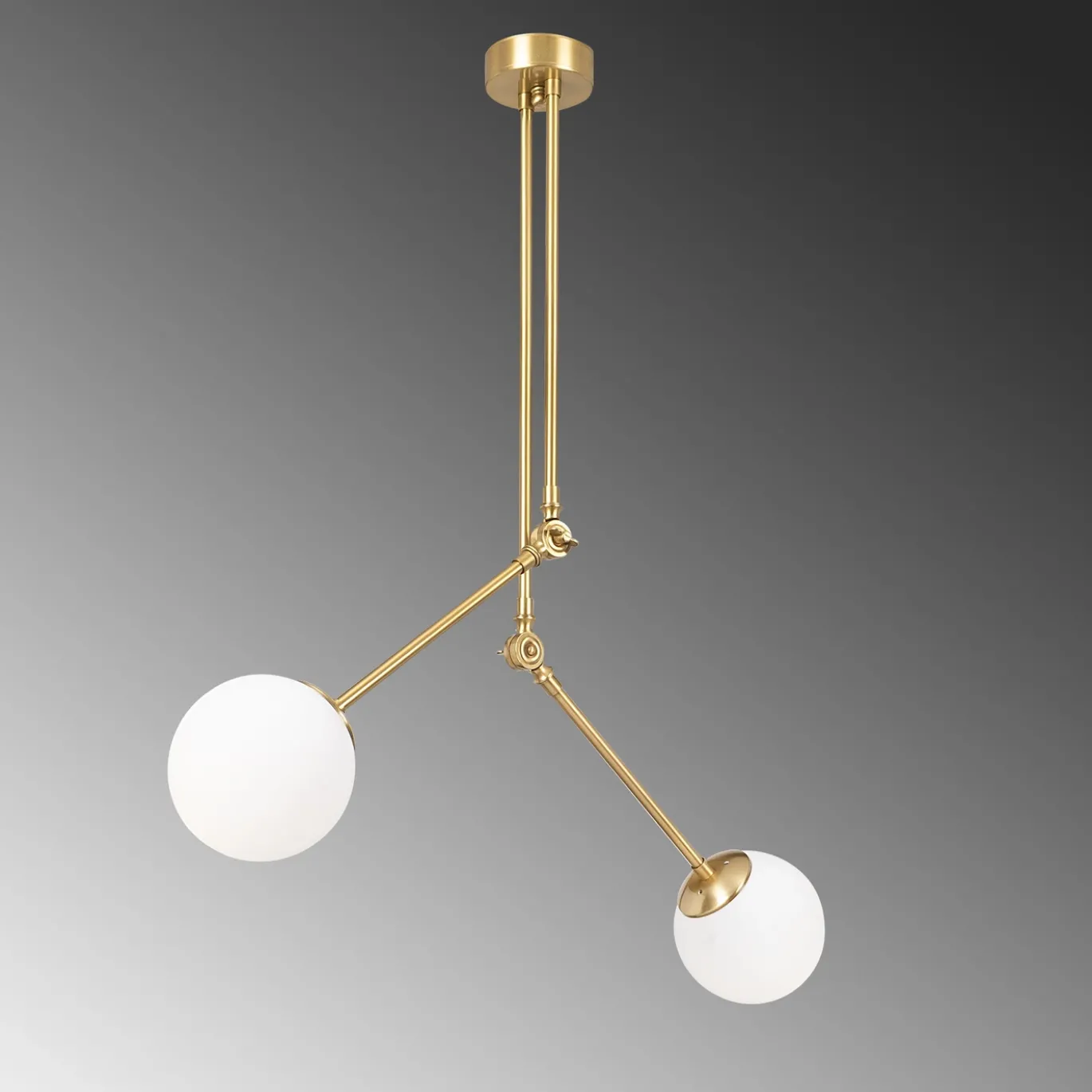 Hanglamp Cambaz 2-Lichts Goud