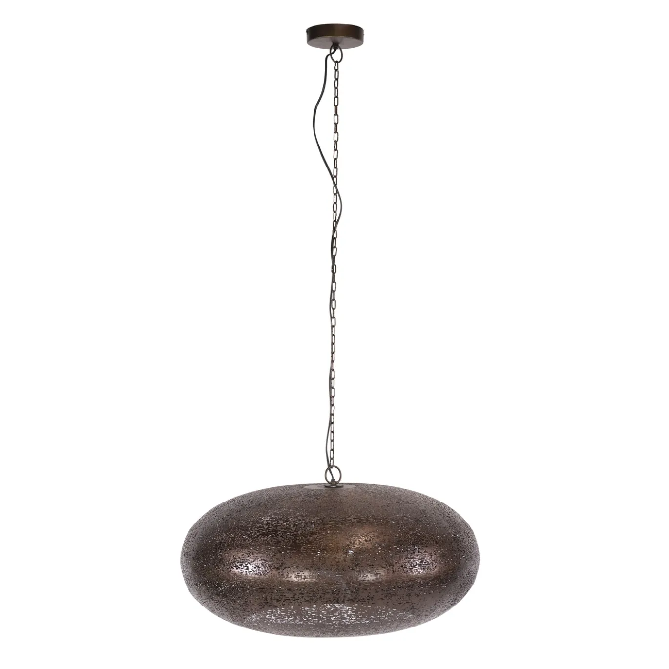 Hanglamp Cielo 1-lichts Antiek Koper Ø68cm - Giga Meubel
