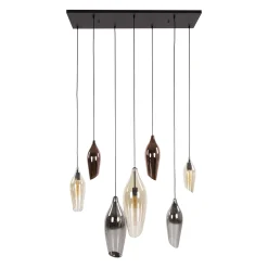 Hanglamp Cocoon Mix 7-Lichts Glas - Giga Meubel