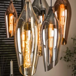 Hanglamp Cocoon Mix 7-Lichts Glas - Giga Meubel