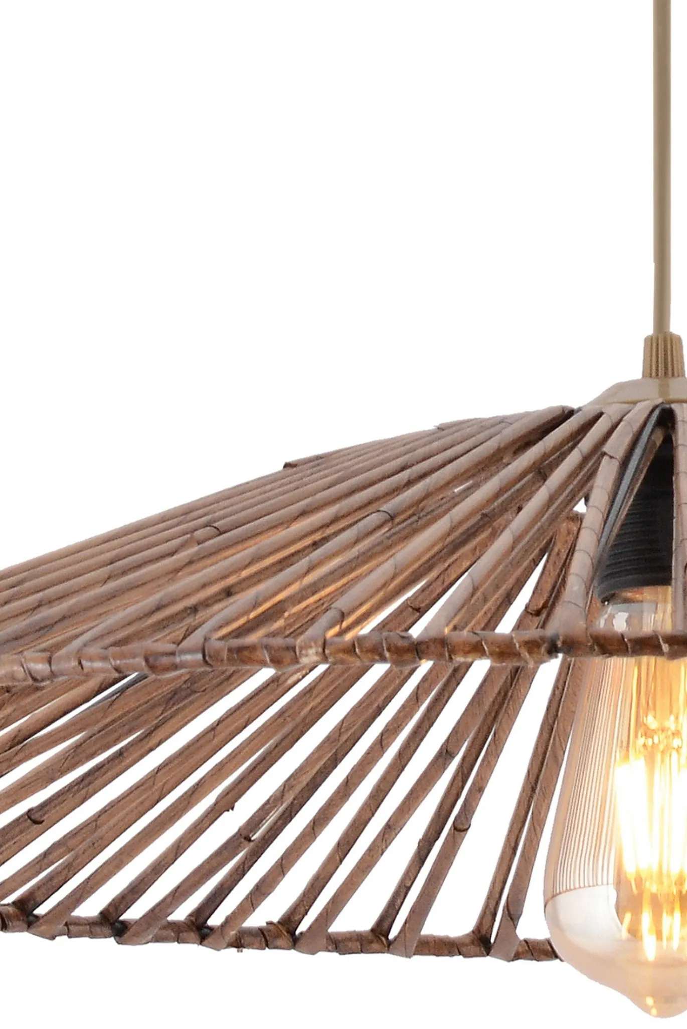 Hanglamp Conic Bruin