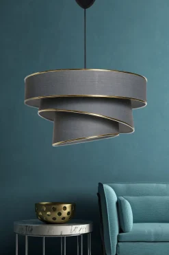 Hanglamp Couper Antraciet Goud