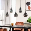Hanglamp Daina 5-lichts Smoke Glass - Giga Meubel