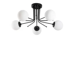 Hanglamp Daisy 5-Lichts Zwart