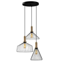Hanglamp Dear 3-Lichts Zwart