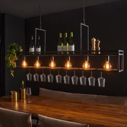 Hanglamp Decorate 6-Lichts Charcoal - Giga Meubel