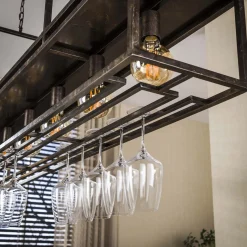 Hanglamp Decorate 6-lichts Urban Bruin - Giga Meubel