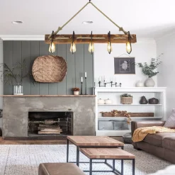 Hanglamp Demir Hout Walnoot