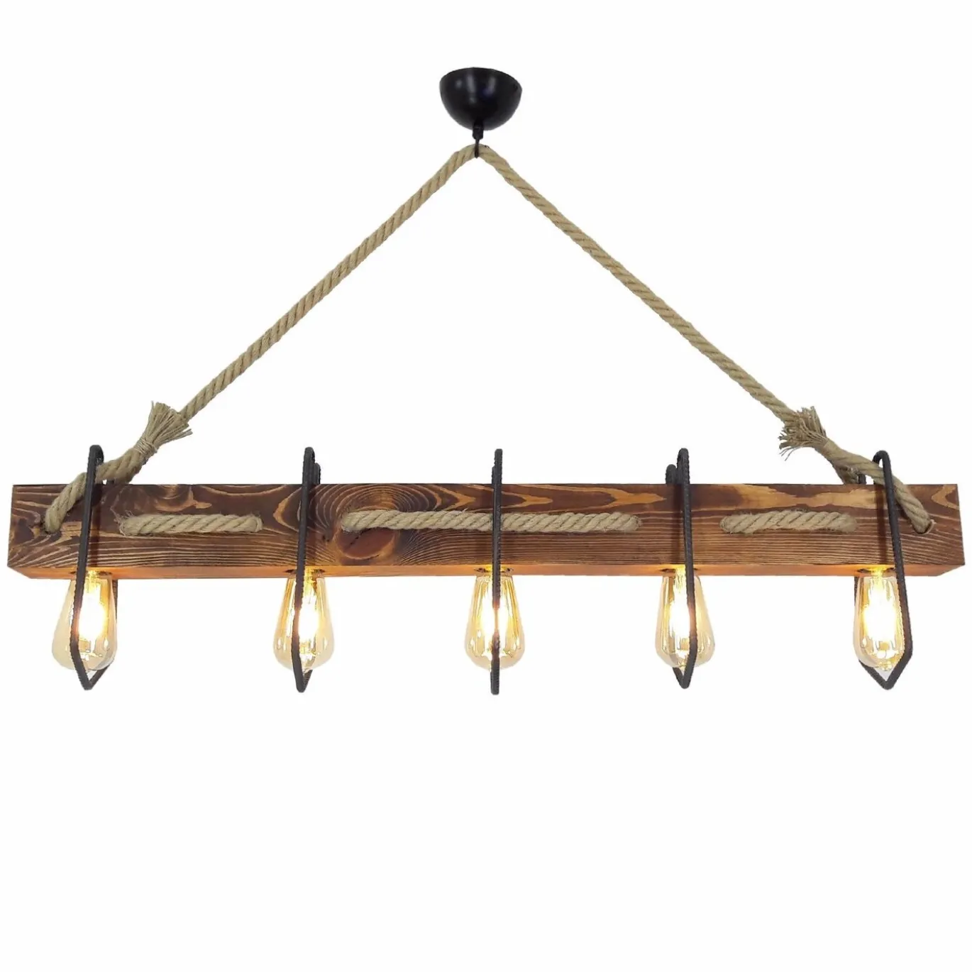 Hanglamp Demir Hout Walnoot