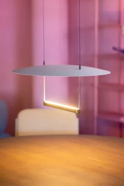 Hanglamp Diana LED Wit Ø42cm - Giga Meubel