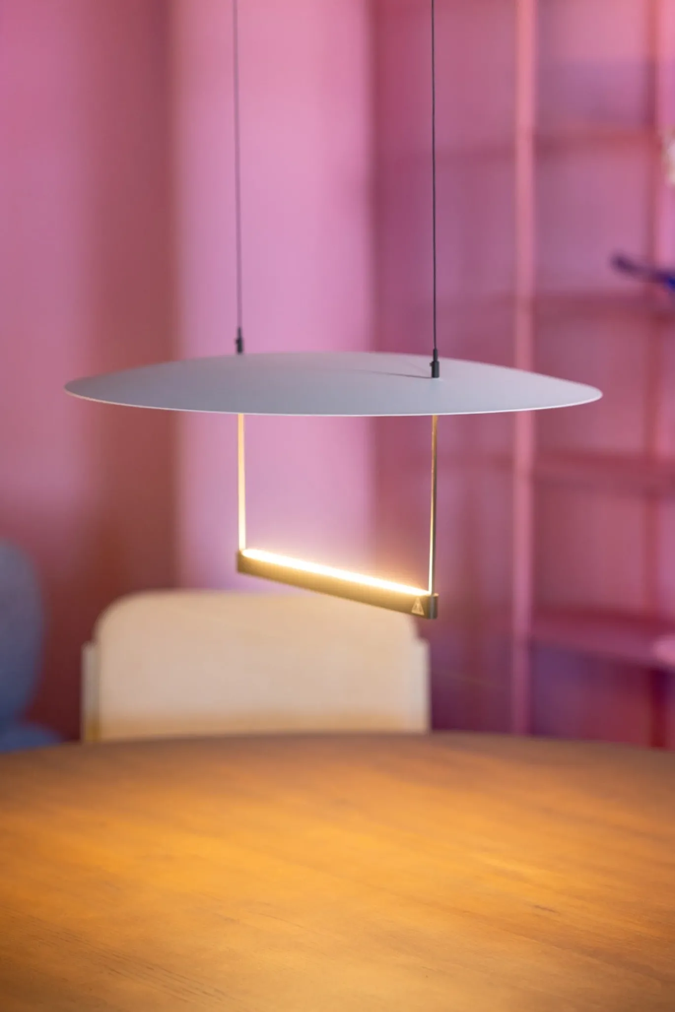 Hanglamp Diana LED Wit Ø42cm - Giga Meubel