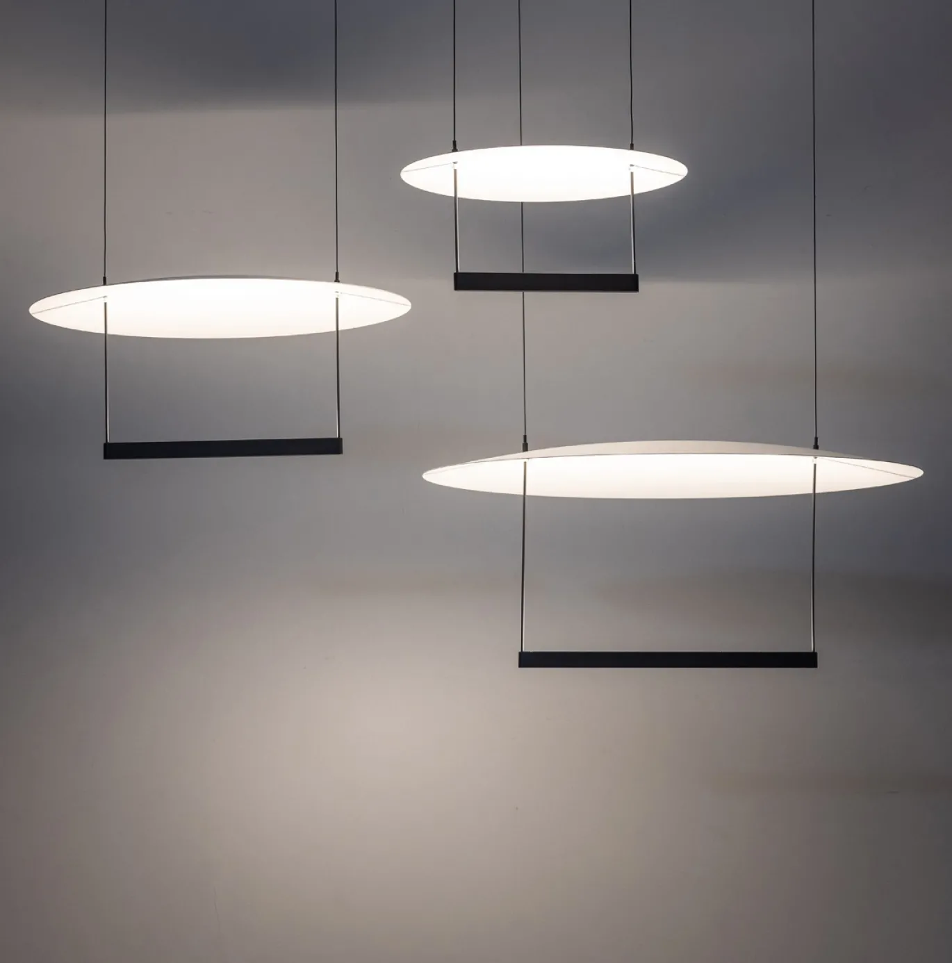 Hanglamp Diana LED Wit Ø42cm - Giga Meubel