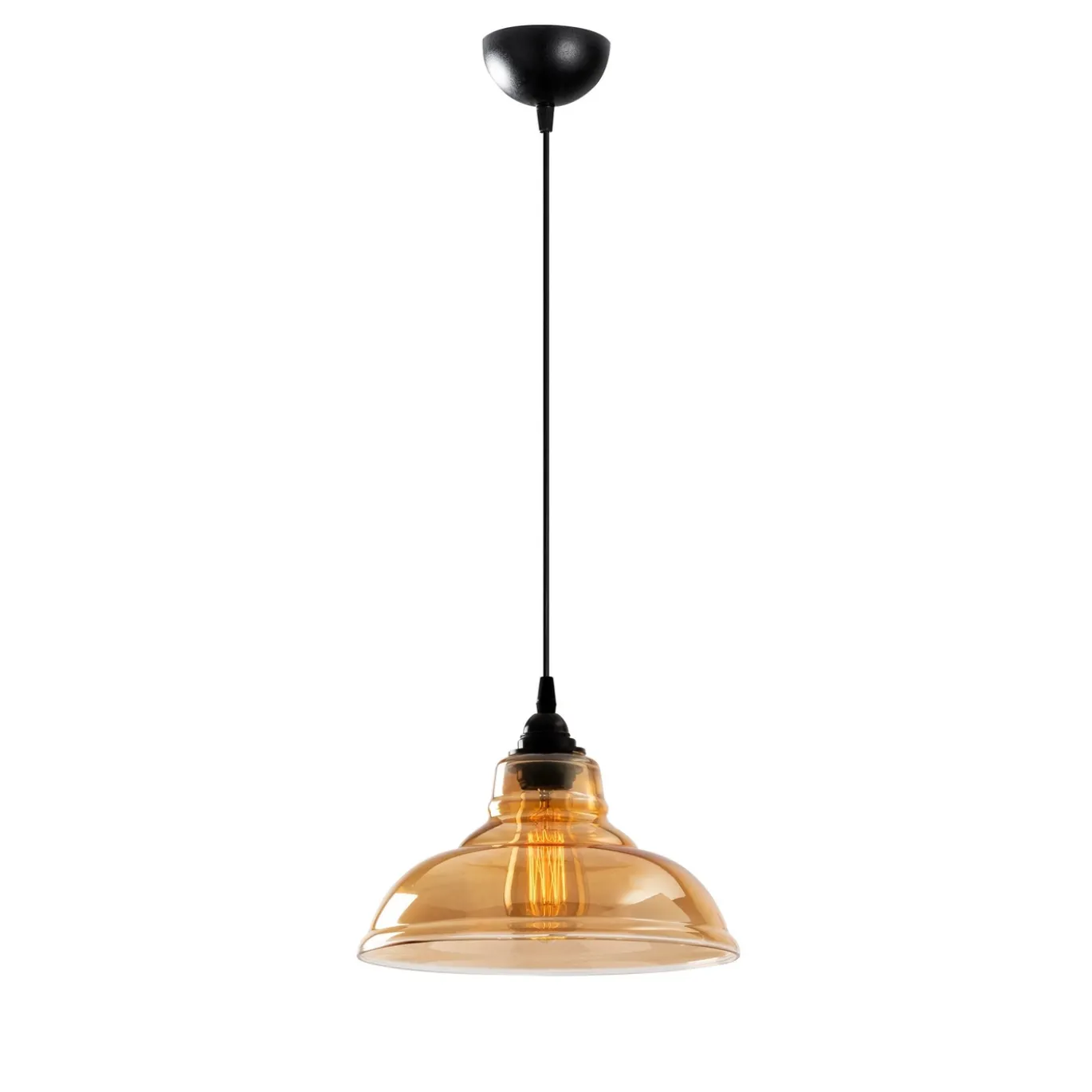 Hanglamp Dilberay Zwart Ø28cm