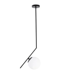 Hanglamp Dolunay Zwart/Wit