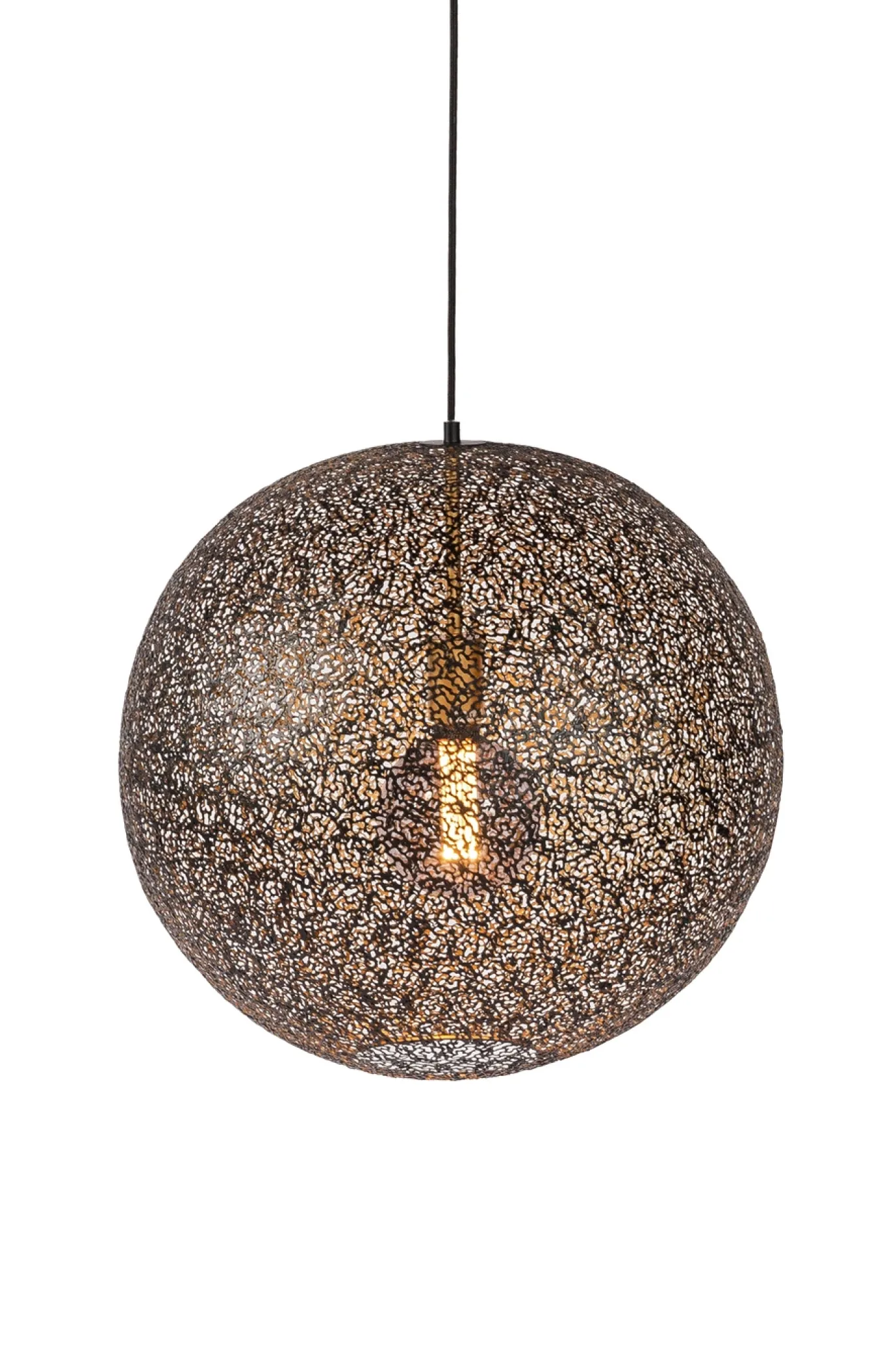 Hanglamp Donald 50cm Zwart - Giga Meubel