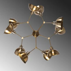 Hanglamp Dram 10-Lichts Goud