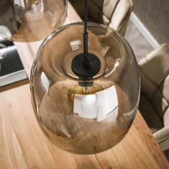 Hanglamp Drift Glass 3-Lichts Smoke - Giga Meubel