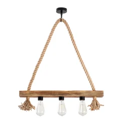 Hanglamp Erebos Hout 3-Lichts