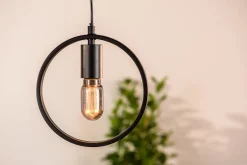 Hanglamp Evi 3-Lichts Zwart - Giga Meubel