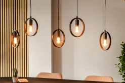Hanglamp Evi 5-Lichts Zwart - Giga Meubel