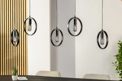 Hanglamp Evi 5-Lichts Zwart - Giga Meubel