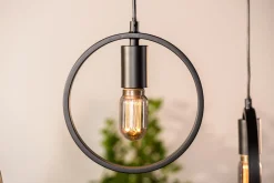 Hanglamp Evi 5-Lichts Zwart - Giga Meubel