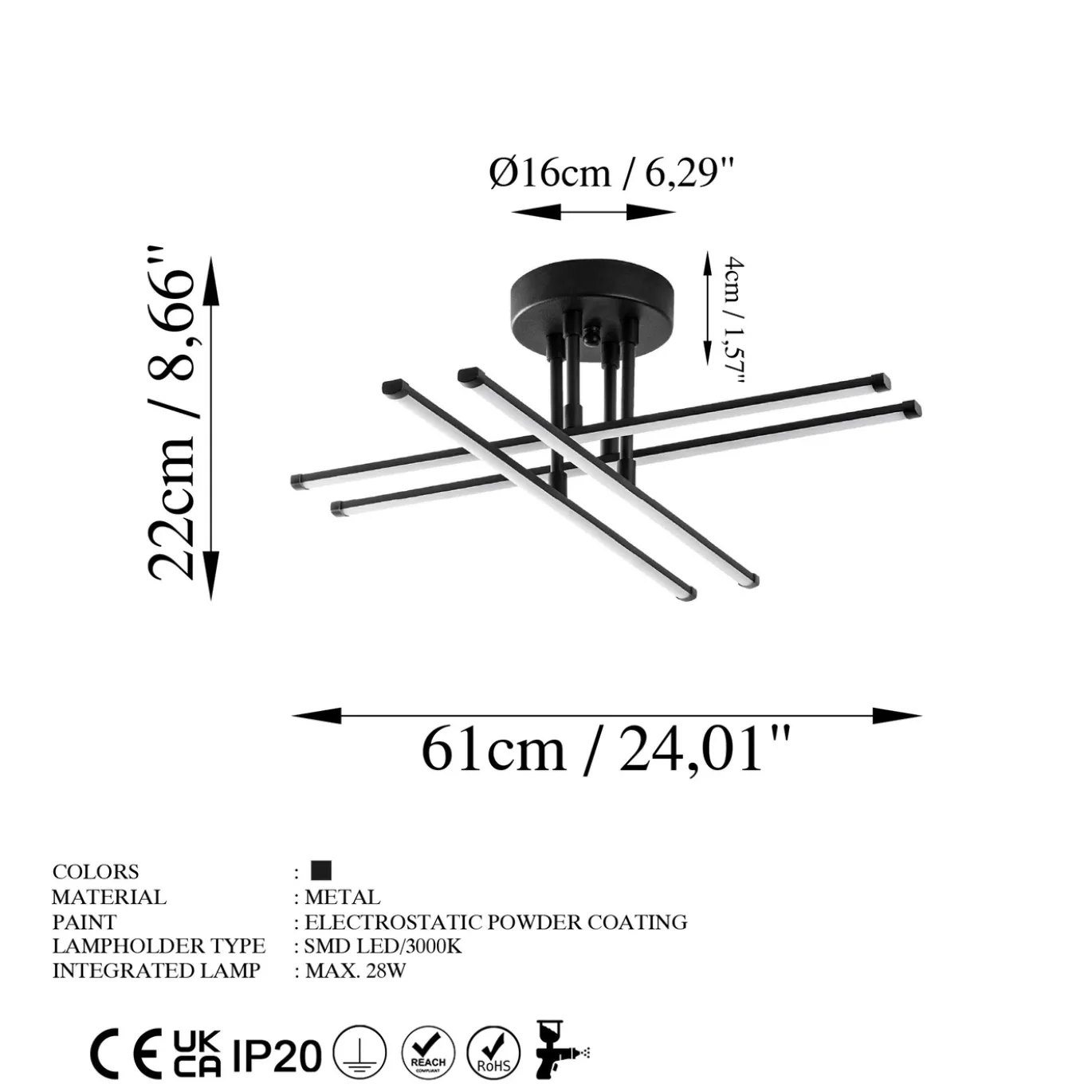 Hanglamp Exhaust Zwart