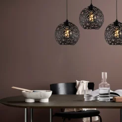 Hanglamp Fellini Zwart 3-Lichts